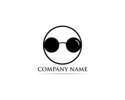 Lunettes Logo Design vectoriel