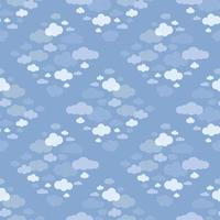 doux nuage et pois fond transparent pour motif de tissu vecteur