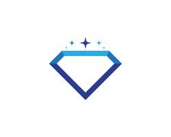 Conception de diamant Logo vector icon illustration