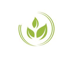 Image de vecteur vert unique de modèle entreprise logo agriculture