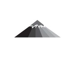 Logo et symbole de vecteur de montagne