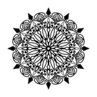 mandala dessiné à la main. décoration en ornement de doodle oriental ethnique. vecteur