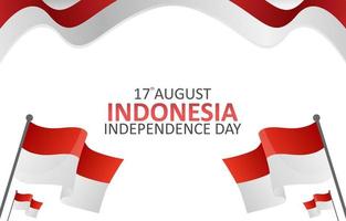 illustration graphique vectoriel des cartes de voeux et affiches du 75e jour de l'indépendance indonésienne, conception adaptée au jour de l'indépendance indonésienne