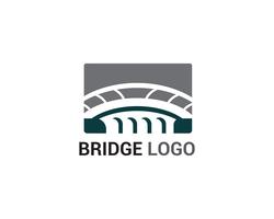 Création de modèles de logo et symbole vecteur pont