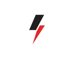 Lightning Logo Template vecteur