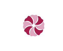 Plumeria beauté icône fleurs design illustration vecteur