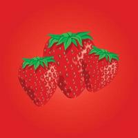 vecteur gratuit de fraise