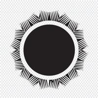 Signe symbole icône soleil vecteur