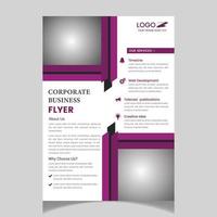 modèle de conception de flyer professionnel vecteur