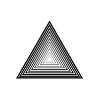 lignes de triangle de demi-teintes, illustration vectorielle eps.10