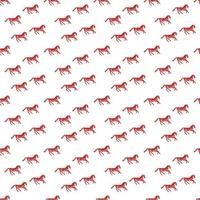 motif abstrait avec cheval rouge fabriqué à partir de rubans. vecteur