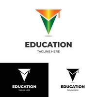 modèle de logo d'éducation vecteur