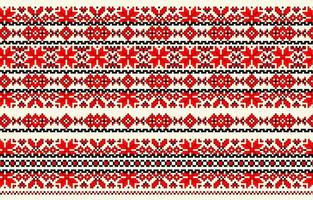 broderie folklorique ukrainienne. motifs traditionnels rouges et noirs. vecteur. vecteur