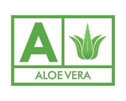 illustration de modèle de logo d'aloe vera vecteur