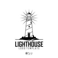 modèle de logo de phare, format prêt eps 10.eps vecteur