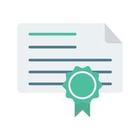 icône de vecteur de certificat qui convient au travail commercial et la modifie ou la modifie facilement