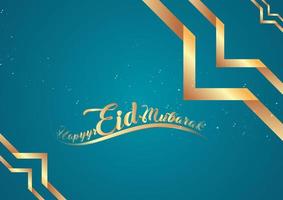 conception de fond eid mubarak vecteur