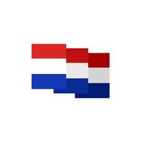 icône du drapeau des Pays-Bas vecteur