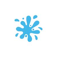 Illustration vectorielle de Splash eau Logo Template vecteur