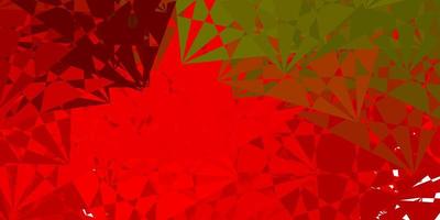 modèle de vecteur vert foncé, rouge avec des formes abstraites.