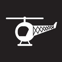 Hélicoptère icône symbole signe vecteur