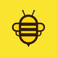 icône d'abeille de miel. abeille volante à miel. insect.bugs, insectes et arachnides illustration vectorielle de style plat. vecteur