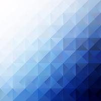 Fond de mosaïque grille bleue, modèles de conception créative vecteur