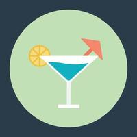 concepts de cocktails à la mode vecteur