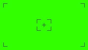 illustration vectorielle de couleur verte chroma key fond écran plat style design. vecteur