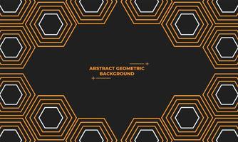 abstrait géométrique hexagonal vecteur