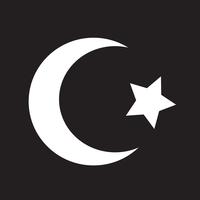 Symbole de l&#39;islam Star croissant vecteur