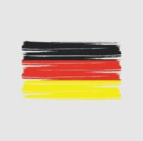 brosse drapeau allemagne vecteur