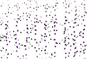 toile de fond vecteur violet clair avec des lignes, des cercles, des losanges.