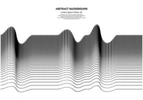 fond abstrait minimaliste de particules d'onde. illustration vectorielle vecteur