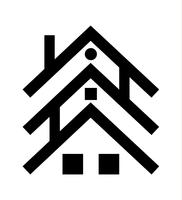 icône de trois maisons