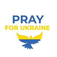 soutenez la conception vectorielle de l'ukraine, la paix pour l'ukraine, priez pour l'ukraine vecteur