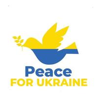 soutenez la conception vectorielle de l'ukraine, la paix pour l'ukraine, priez pour l'ukraine vecteur