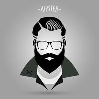 Hipster Hommes Style 02 vecteur