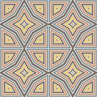 hexagone de ligne mince de fantaisie abstraite, motif géométrique sans soudure de triangle. mosaïque créative, fond de carreaux. vecteur