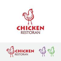 création de logo vectoriel de poulet