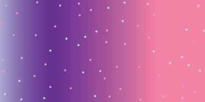 toile de fond rose clair floue avec vecteur d'objet étoiles colorées. illustration abstraite avec un design dégradé de flou. nouveau design pour l'application.