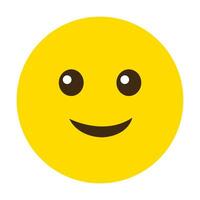 visage jaune emoji smiley émoticône icône vecteur