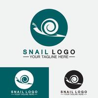 escargot logo créatif design moderne inspiration vecteur