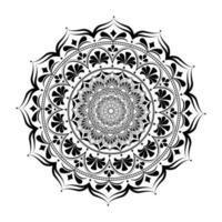 art vectoriel de mandala décoratif ornemental arrondi pour la page de livre de coloriage pour adultes et enfants vol-11