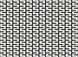 Modèle géométrique carré noir et blanc. vecteur