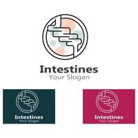 intestin humain logo collections intestin organe médical vecteur