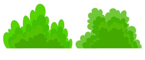 buisson vert, buisson de jardin, vecteur de dessin de buisson