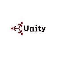 logo de l'unité, personnes, social, vecteur, eps 10 vecteur