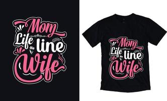 maman ligne de vie femme vecteur