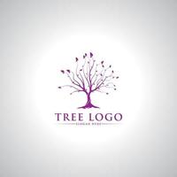 création de logo d'arbre vecteur
